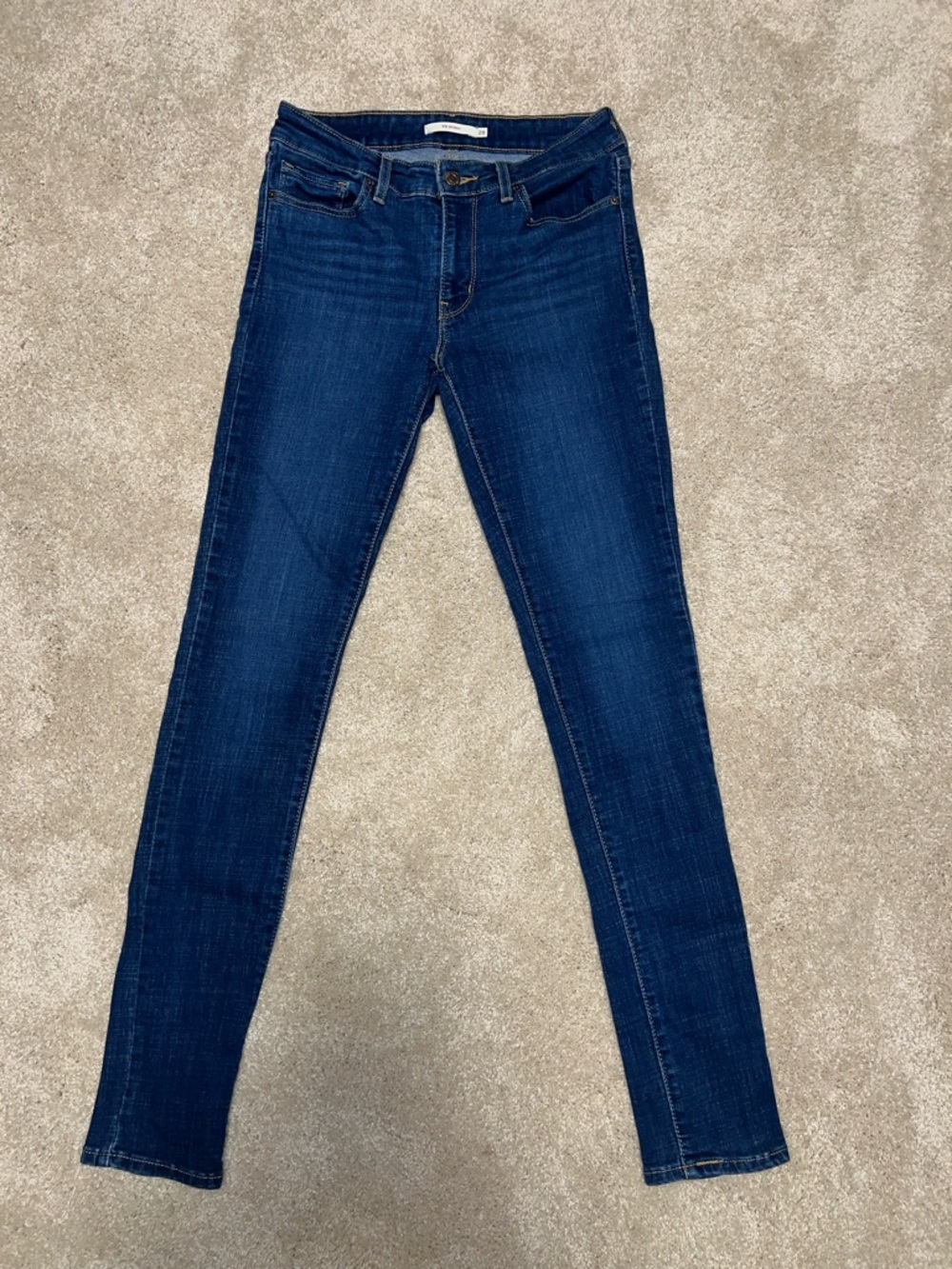 Levi's Deep Indigo Skinny Jeans